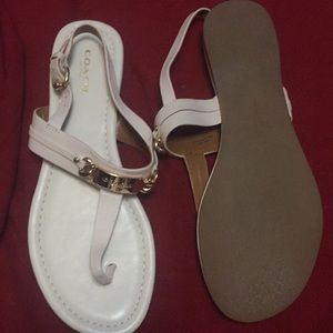 Coach Caterina size 8 white